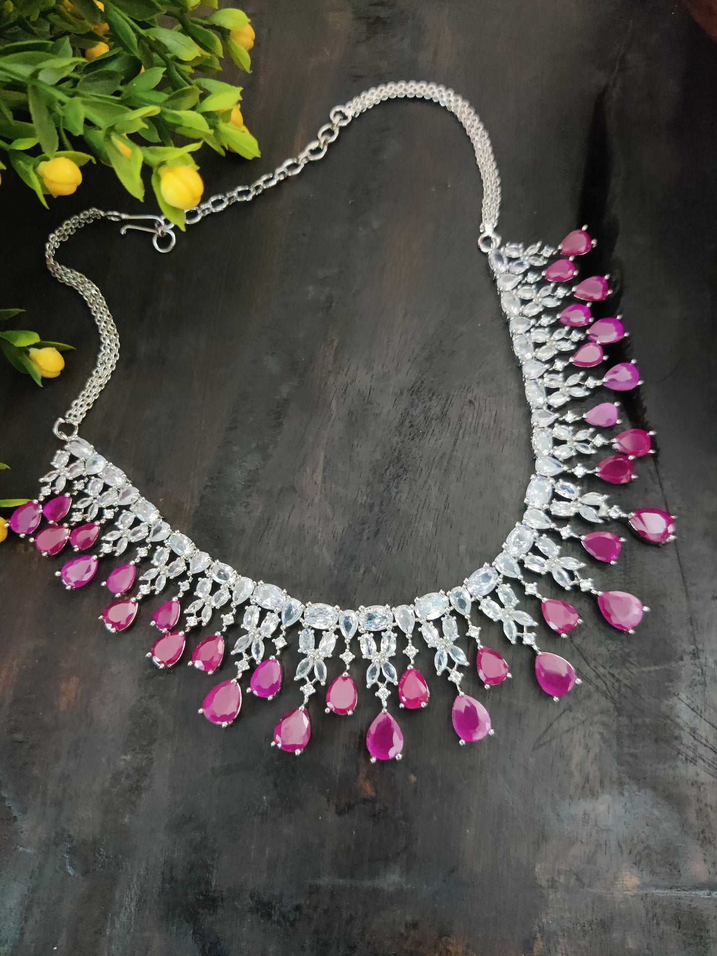 American Diamond Necklace Set