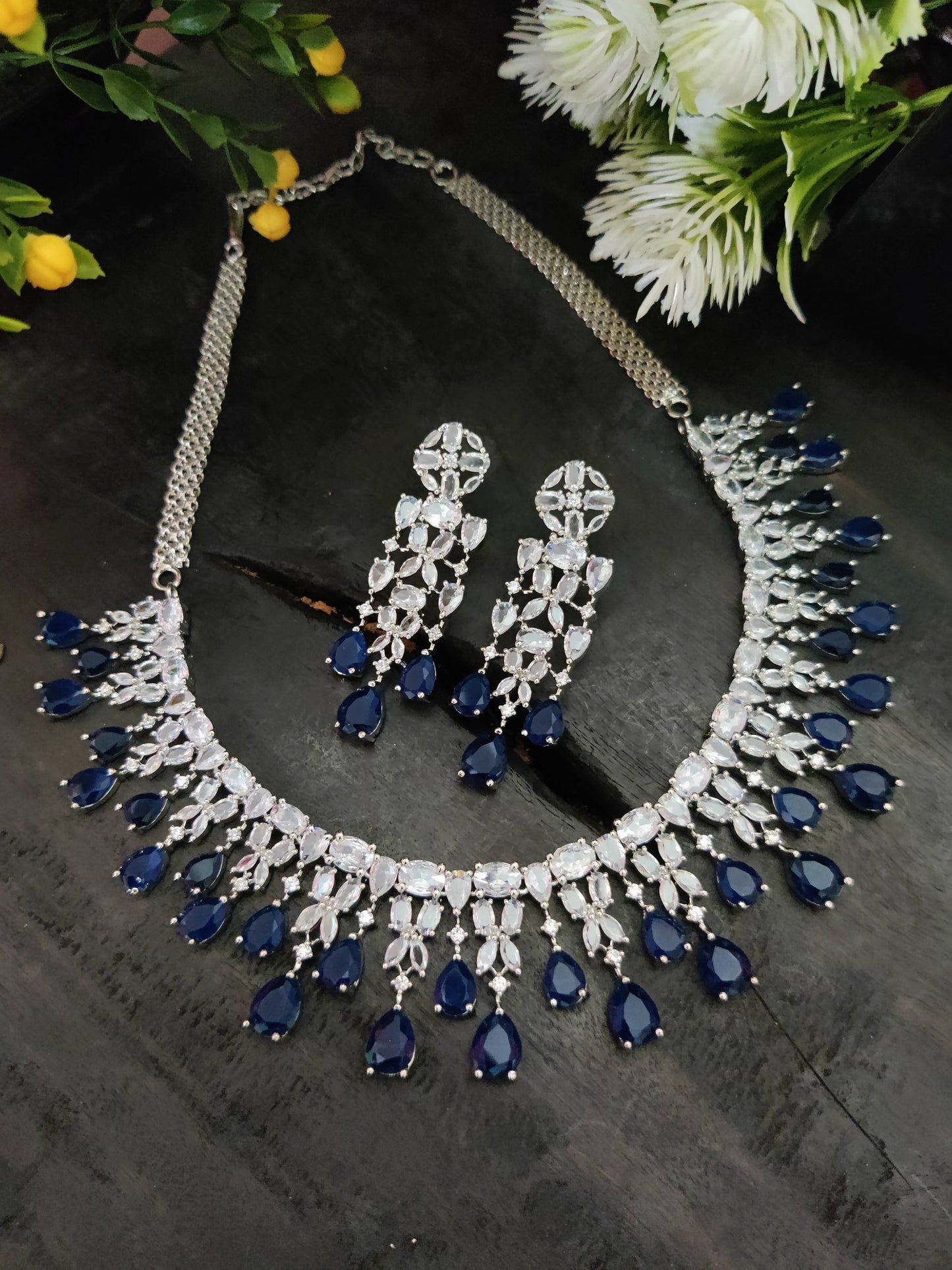 American Diamond Necklace Set