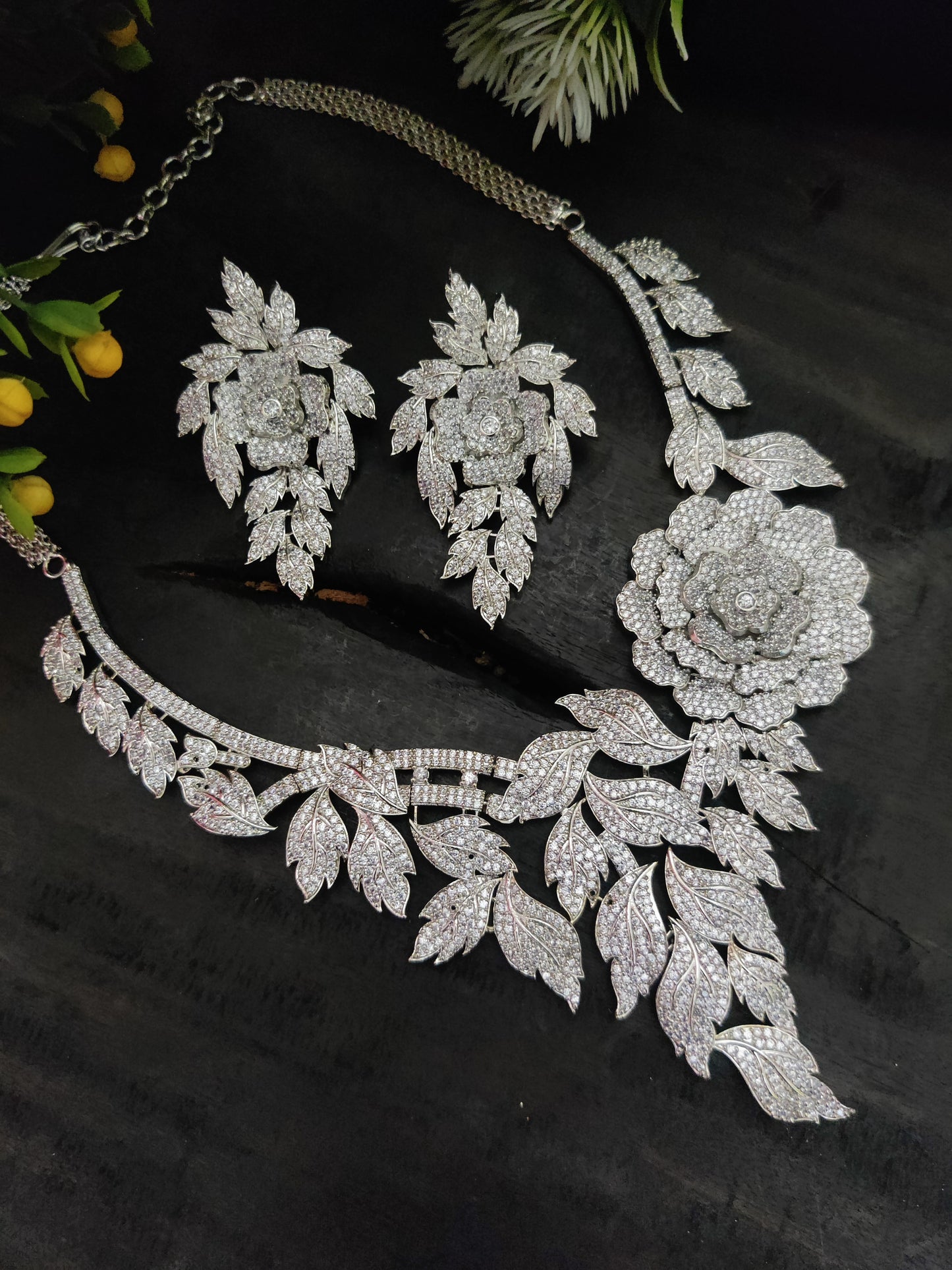 American Diamond Necklace Set