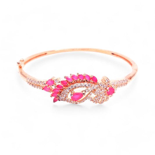 Rose Gold Plated Cubic Zircon Bracelet