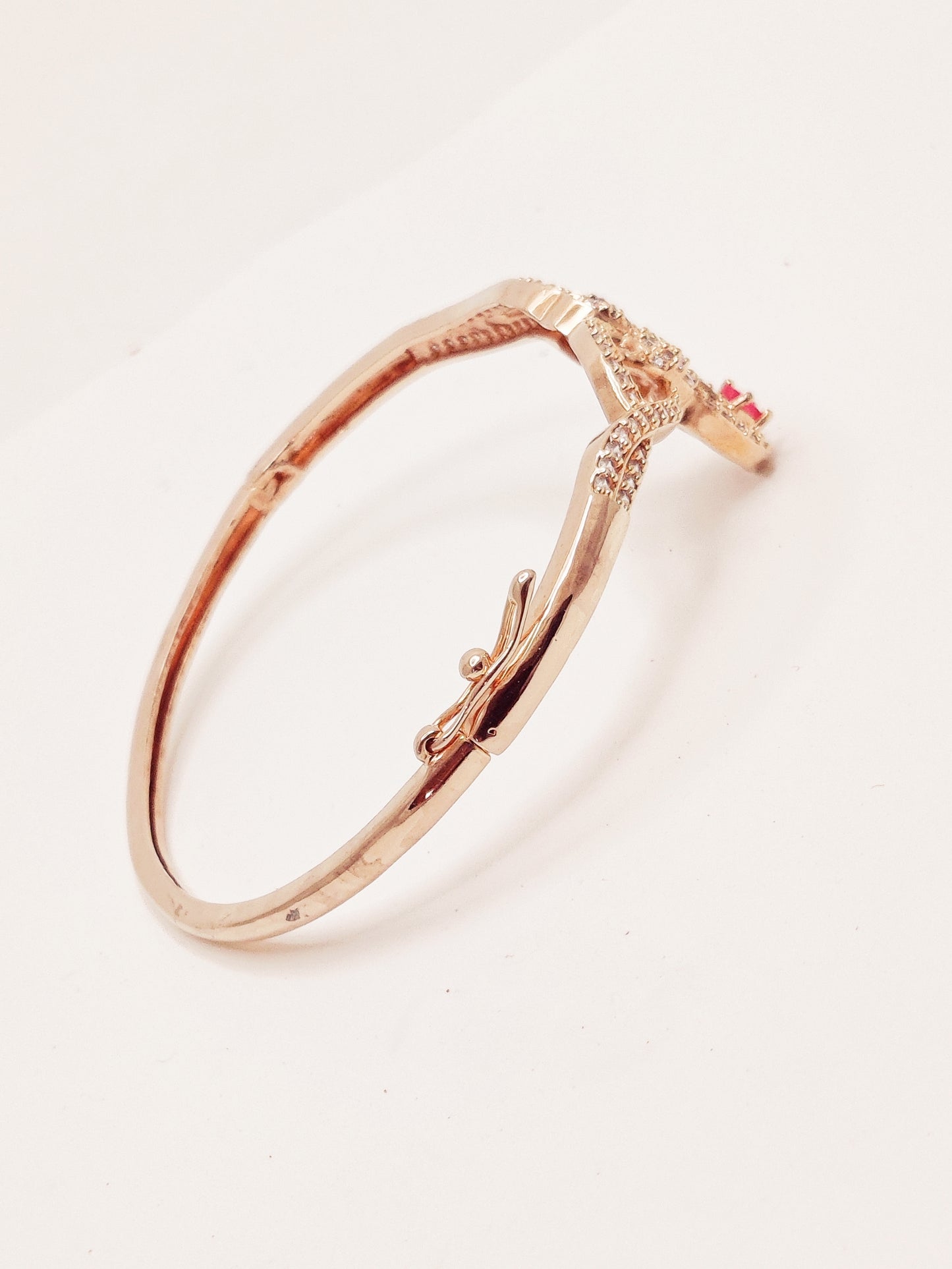 Rose Gold Plated Cubic Zircon Bracelet