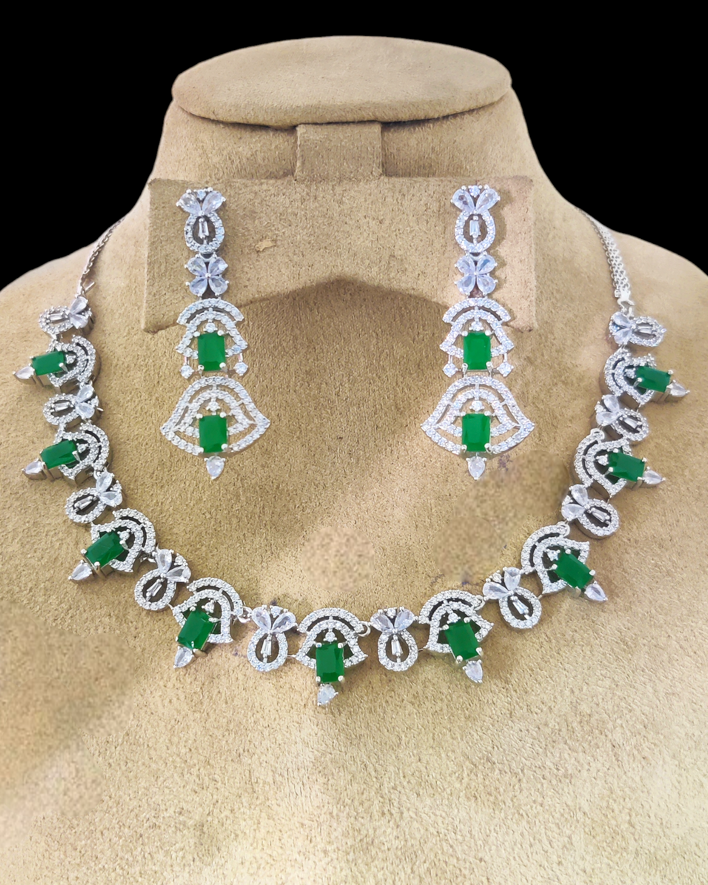 American Diamond Necklace Set