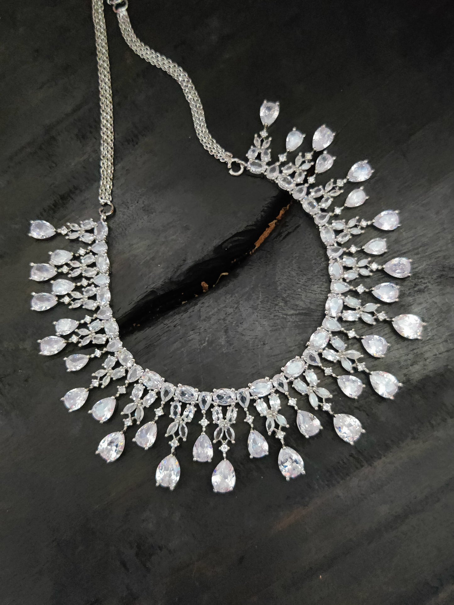 American Diamond Necklace Set