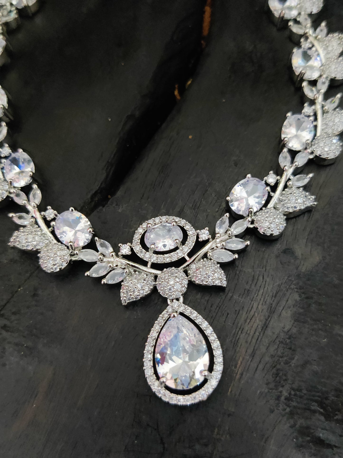 American Diamond Necklace Set